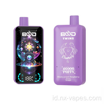 BOOD TWINS 46000 Puffs Disposable